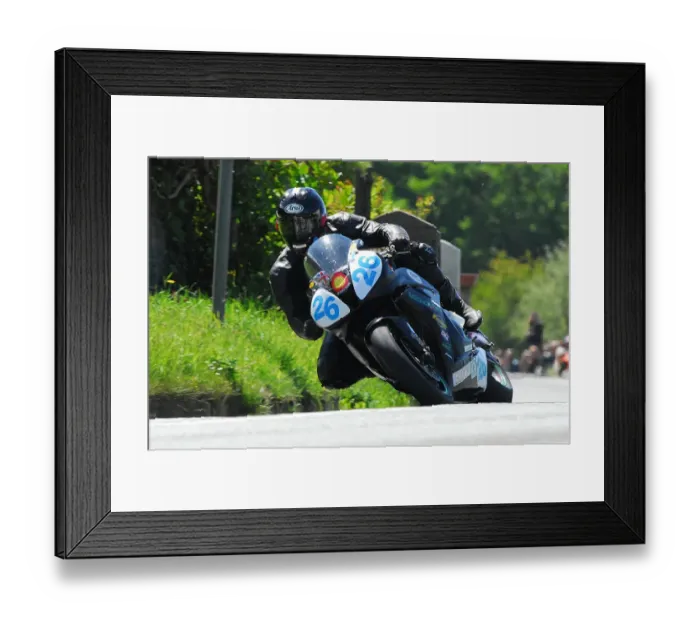 Framed Print : Rob Barber (Honda) TT 2012 Supersport TT Framed Print : Rob Barber (Honda) TT 2012 Supersport TT