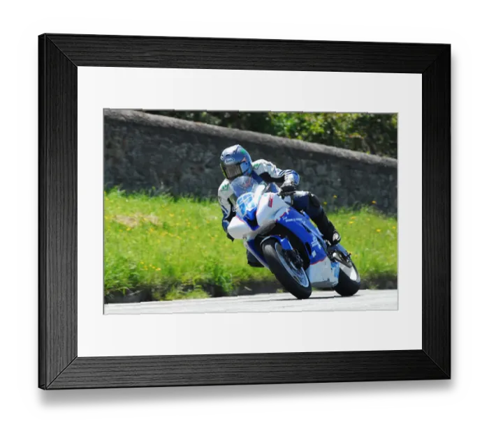 Framed Print : Scott Wilson (Yamaha) TT 2012 Supersport TT Framed Print : Scott Wilson (Yamaha) TT 2012 Supersport TT