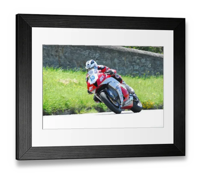 Framed Print : William Dunlop (Honda) 2012 Supersport TT Framed Print : William Dunlop (Honda) 2012 Supersport TT