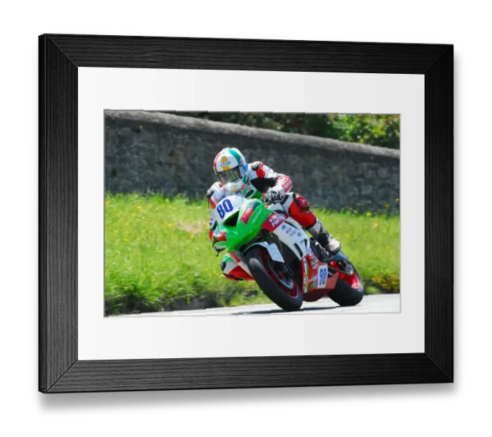 Framed Print : Nuno Caetano (Kawasaki) 2012 Supersport TT Framed Print : Nuno Caetano (Kawasaki) 2012 Supersport TT