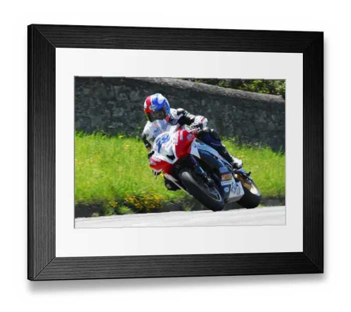 Framed Print : Russ Mountford (Yamaha) TT 2012 Supersport TT Framed Print : Russ Mountford (Yamaha) TT 2012 Supersport TT