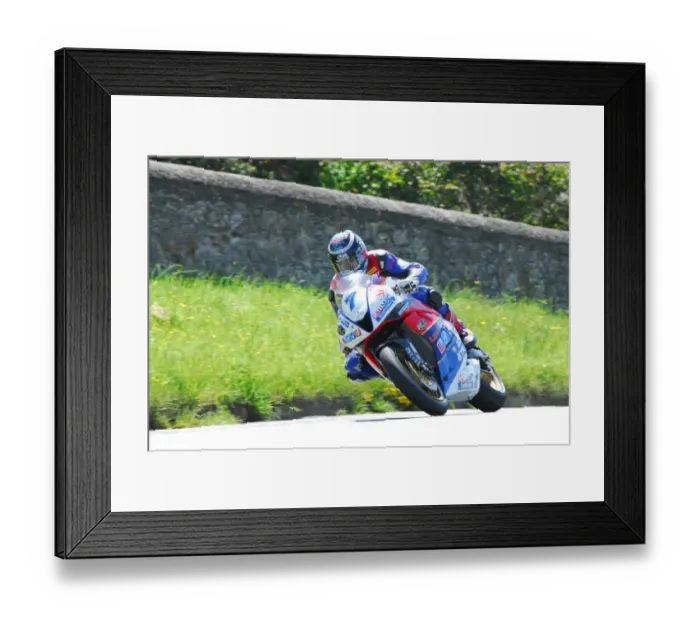 Framed Print : Gary Johnson (Honda) 2012 Supersport TT Framed Print : Gary Johnson (Honda) 2012 Supersport TT