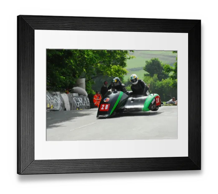 Framed Print : Mick Donovan & Aaron Galligan (Honda) 2012 Sidecar TT Framed Print : Mick Donovan & Aaron Galligan (Honda) 2012 Sidecar TT