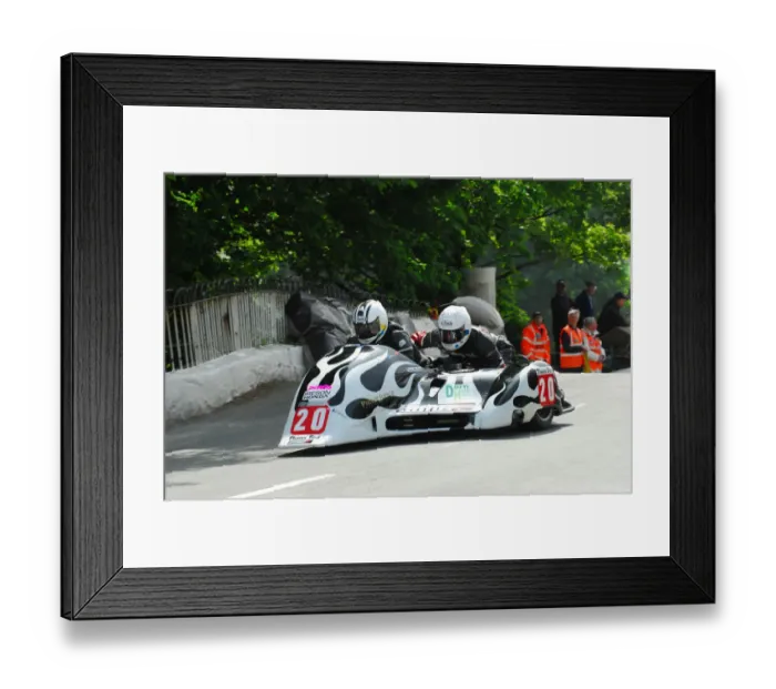 Framed Print : Wayne Lockley & Owen Clements (Ireson Honda) 2012 Sidecar TT Framed Print : Wayne Lockley & Owen Clements (Ireson Honda) 2012 Sidecar TT