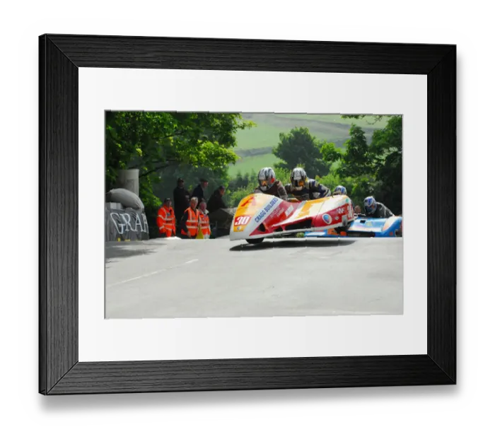 Framed Print : Stephen Ramsden & Johnathan McWhir (Jacobs Yamaha) 2012 Sidecar TT Framed Print : Stephen Ramsden & Johnathan McWhir (Jacobs Yamaha) 2012 Sidecar TT