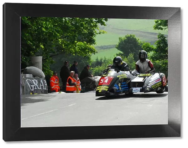 Mark Saunders & Lee Saunders (Suzuki) 2012 Sidecar TT