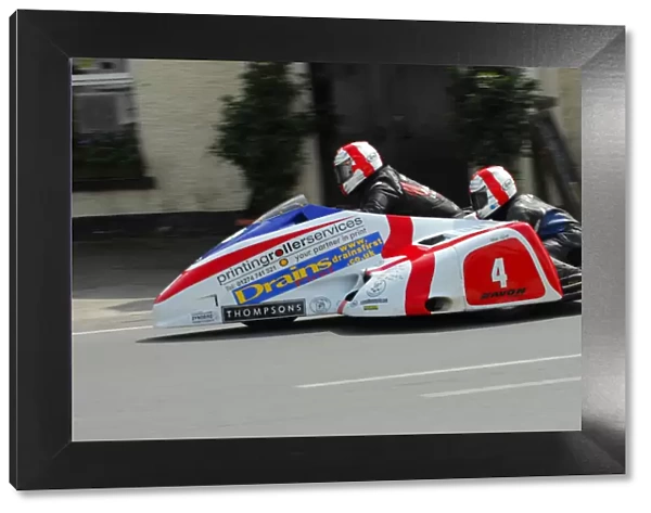 Conrad Harrison & Mike Aylott (Shelbourne Honda) TT 2012 Sidecar TT