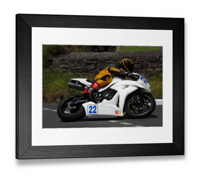 Framed Print : Sean Murphy (Honda) 2009 Jurby Road Framed Print : Sean Murphy (Honda) 2009 Jurby Road