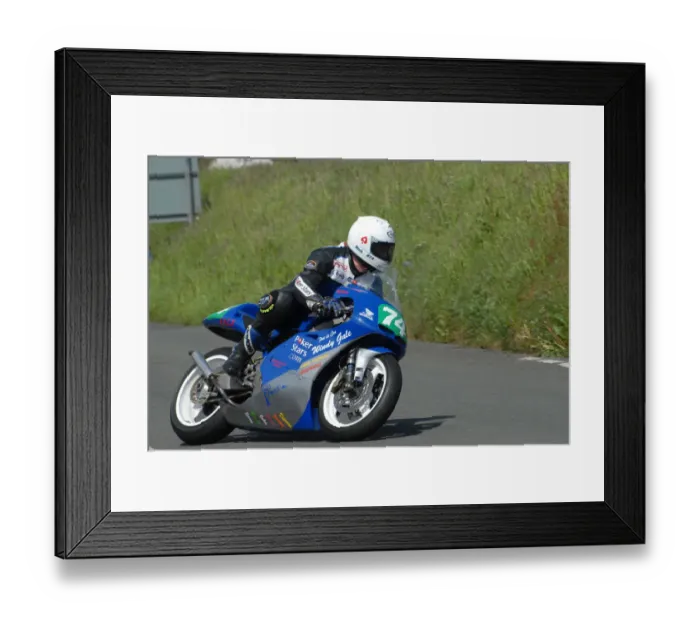 Framed Print : Richard Bregazzi (Honda) 2009 Jurby Road Framed Print : Richard Bregazzi (Honda) 2009 Jurby Road