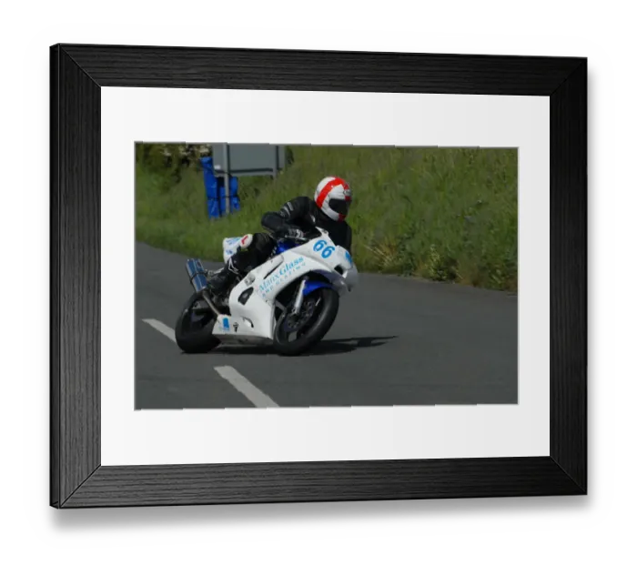 Framed Print : Les Miller (Yamaha) 2009 Jurby Road Framed Print : Les Miller (Yamaha) 2009 Jurby Road
