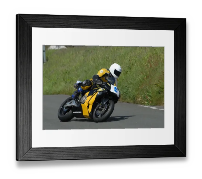 Framed Print : Callum Collister (Honda) 2009 Jurby Road Framed Print : Callum Collister (Honda) 2009 Jurby Road