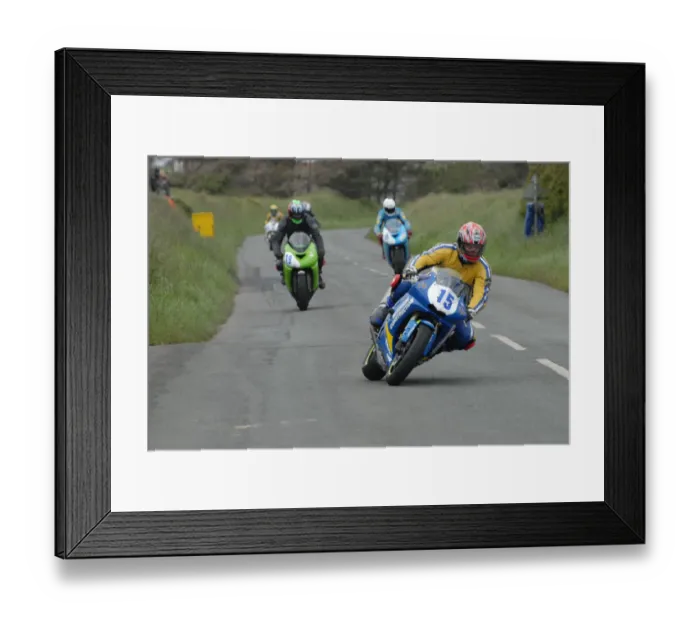 Framed Print : Paul Smyth (Yamaha) 2009 Jurby Road Framed Print : Paul Smyth (Yamaha) 2009 Jurby Road