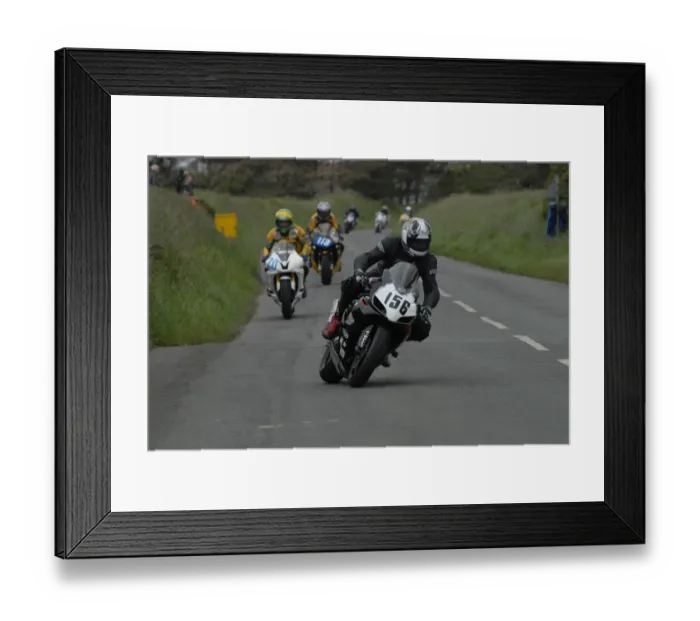 Framed Print : Noel Patterson (Suzuki) 2009 Jurby Road Framed Print : Noel Patterson (Suzuki) 2009 Jurby Road