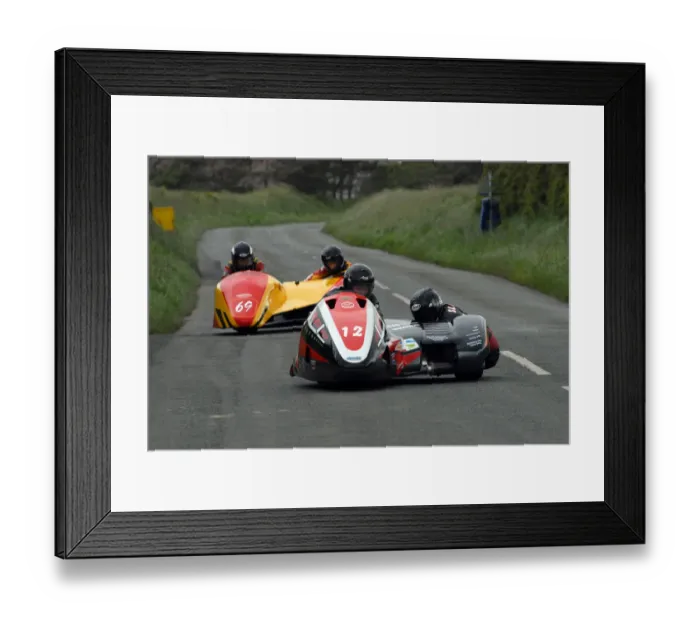 Framed Print : Ruth Laidlow & Jason Slous (LCR) and Matty Sayle & Paul Bumfrey (Windle MSR) 2009 Jurby Road Framed Print : Ruth Laidlow & Jason Slous (LCR) and Matty Sayle & Paul Bumfrey (Windle MSR) 2009 Jurby Road