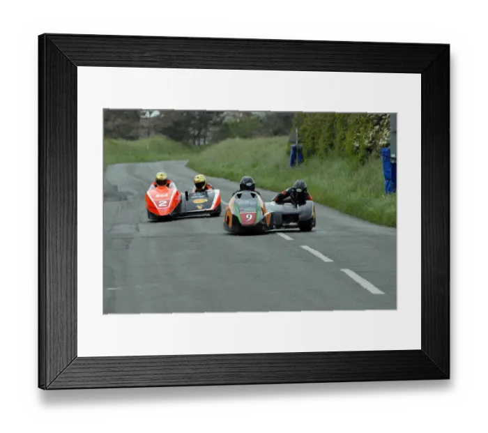 Framed Print : Nick Crowe & Mark Cox (HM Plant Honda) and Dave Molyneux & Dan Sayle (Suzuki DMR) 2009 Jurby Road Framed Print : Nick Crowe & Mark Cox (HM Plant Honda) and Dave Molyneux & Dan Sayle (Suzuki DMR) 2009 Jurby Road
