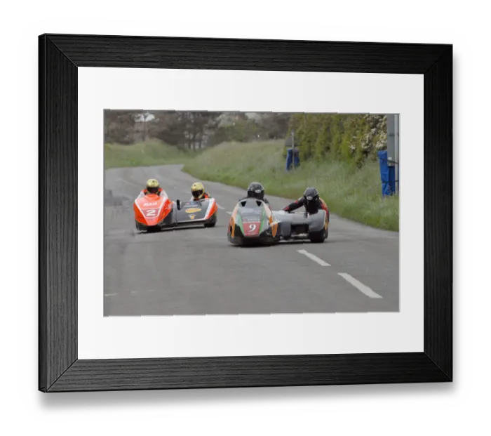 Framed Print : Nick Crowe & Mark Cox (HM Plant Honda) and Dave Molyneux & Dan Sayle (Suzuki DMR) 2009 Jurby Road Framed Print : Nick Crowe & Mark Cox (HM Plant Honda) and Dave Molyneux & Dan Sayle (Suzuki DMR) 2009 Jurby Road