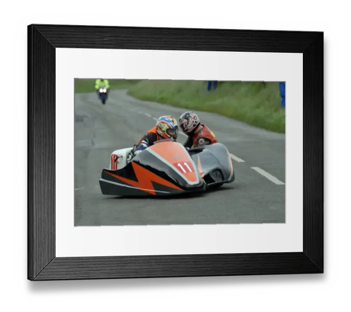 Framed Print : Sean Ridout & Dave Bolton (MRE Honda) 2009 Jurby Road Framed Print : Sean Ridout & Dave Bolton (MRE Honda) 2009 Jurby Road