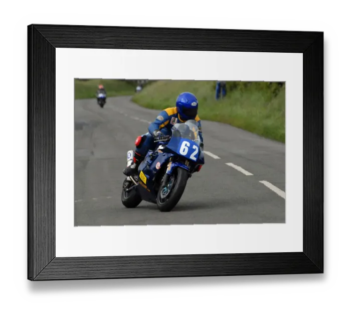 Framed Print : Neil Wood (Kawasaki) 2009 Jurby Road Framed Print : Neil Wood (Kawasaki) 2009 Jurby Road