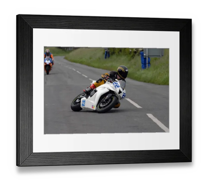 Framed Print : Sean Murphy (Honda) 2009 Jurby Road Framed Print : Sean Murphy (Honda) 2009 Jurby Road