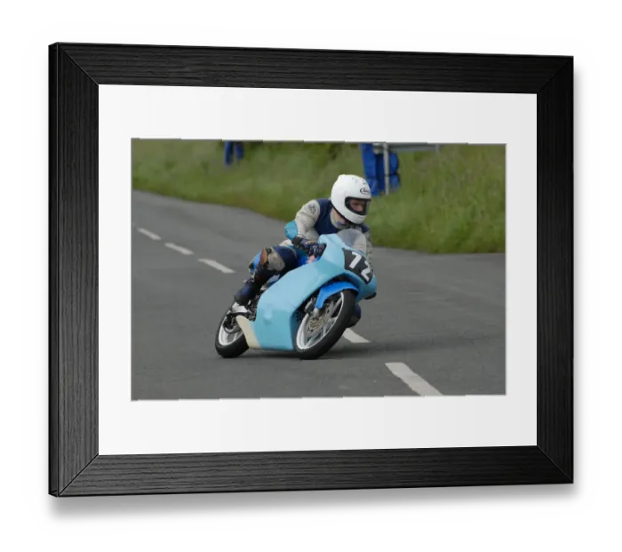 Framed Print : Peter Hindley (Honda) 2009 Jurby Road Framed Print : Peter Hindley (Honda) 2009 Jurby Road