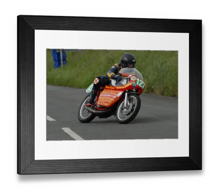 Framed Print : Chris Foster (Benelli) 2009 Jurby Road Framed Print : Chris Foster (Benelli) 2009 Jurby Road