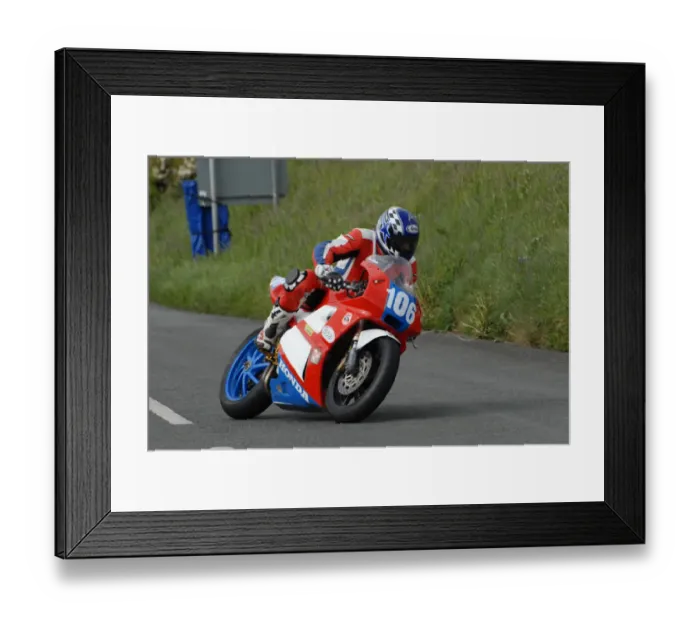 Framed Print : Brian Gordon (Honda) 2009 Jurby Road Framed Print : Brian Gordon (Honda) 2009 Jurby Road