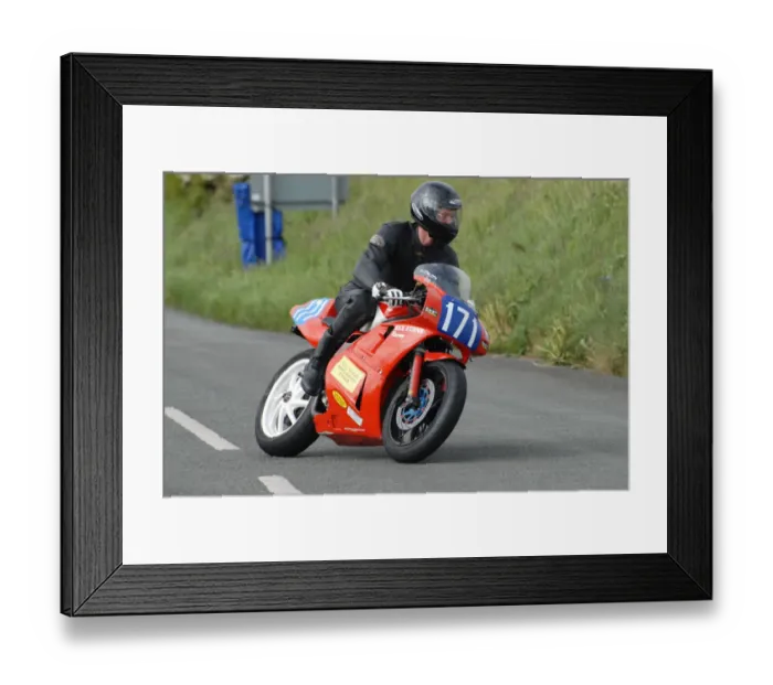 Framed Print : Bob Simmons (Honda) 2009 Jurby Road Framed Print : Bob Simmons (Honda) 2009 Jurby Road