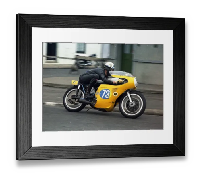 Framed Print : Roy Reid (Seeley) 1971 Junior TT