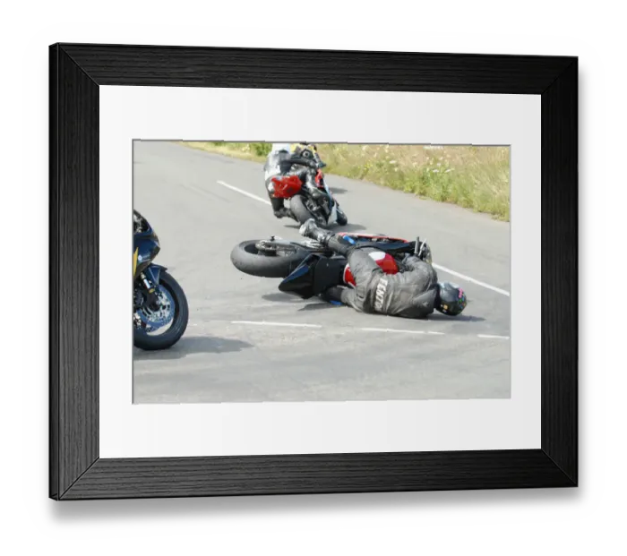Framed Print : Andy Fenton (Yamaha) 2010 Jurby Road Framed Print : Andy Fenton (Yamaha) 2010 Jurby Road