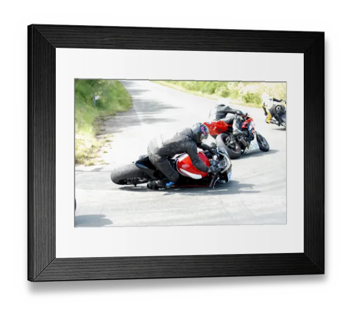 Framed Print : Andy Fenton (Yamaha) 2010 Jurby Road Framed Print : Andy Fenton (Yamaha) 2010 Jurby Road