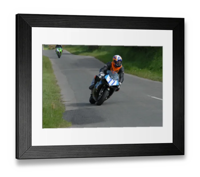 Framed Print : Keith McKay (Kawasaki) 2007 Jurby Road Framed Print : Keith McKay (Kawasaki) 2007 Jurby Road