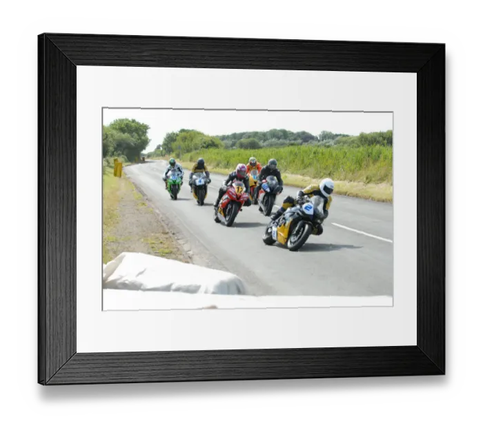 Framed Print : Callum Collister (2) (Honda) Si Fulton (12) and Andy Fenton (Yamaha) 2010 Jurby Road Framed Print : Callum Collister (2) (Honda) Si Fulton (12) and Andy Fenton (Yamaha) 2010 Jurby Road