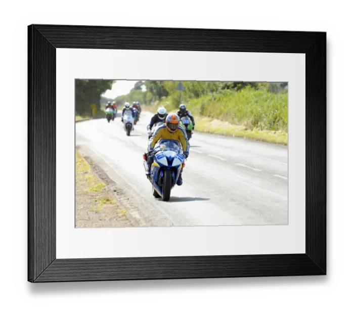 Framed Print : Paul Smyth (Yamaha) 2010 Jurby Road Framed Print : Paul Smyth (Yamaha) 2010 Jurby Road