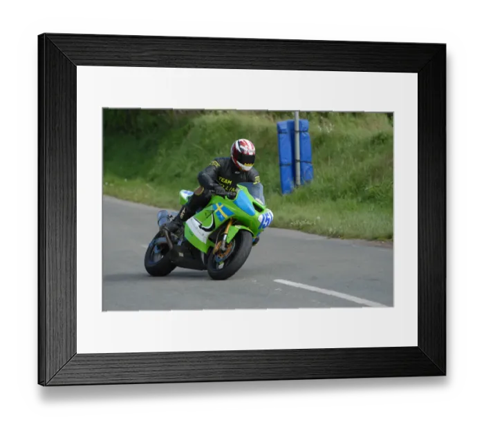Framed Print : Keith Williams (Kawasaki) 2007 Jurby Road Framed Print : Keith Williams (Kawasaki) 2007 Jurby Road