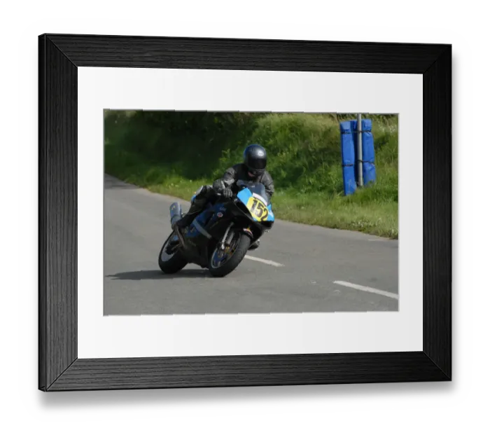 Framed Print : Neal Champion (Kawasaki) 2007 Jurby Road Framed Print : Neal Champion (Kawasaki) 2007 Jurby Road