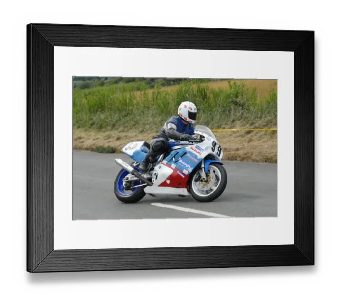 Framed Print : Peter Creer (Suzuki) 2009 Jurby Road Framed Print : Peter Creer (Suzuki) 2009 Jurby Road