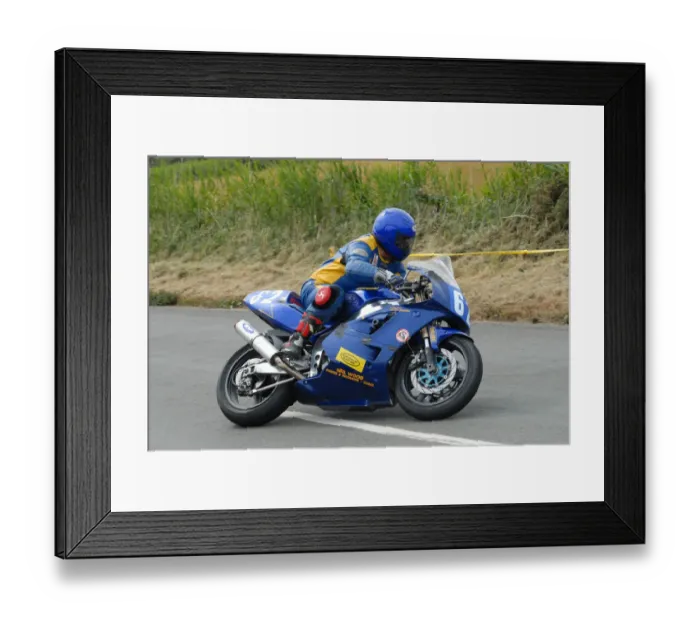 Framed Print : Neil Wood (Kawasaki) 2009 Jurby Road Framed Print : Neil Wood (Kawasaki) 2009 Jurby Road