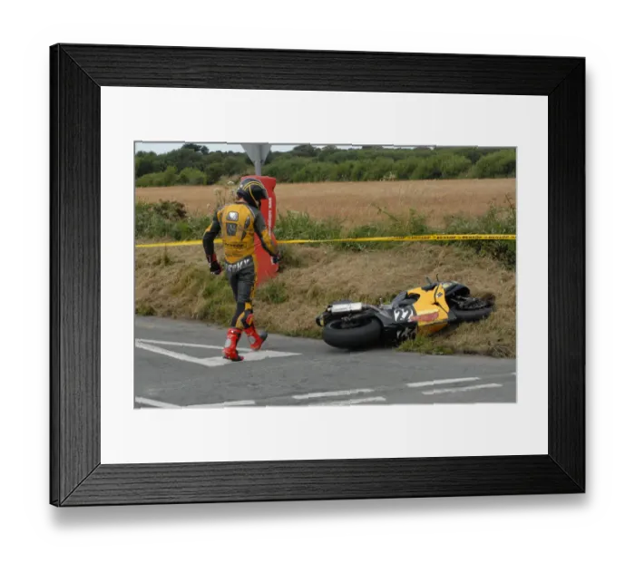 Framed Print : Sean Murphy (Honda) 2009 Jurby Road Framed Print : Sean Murphy (Honda) 2009 Jurby Road