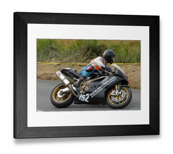 Framed Print : Andrew Brown (Aprilia) 2009 Jurby Road Framed Print : Andrew Brown (Aprilia) 2009 Jurby Road