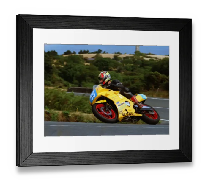 Framed Print : Marc McDonald (Honda) 1995 Newcomers Manx Grand Prix Framed Print : Marc McDonald (Honda) 1995 Newcomers Manx Grand Prix