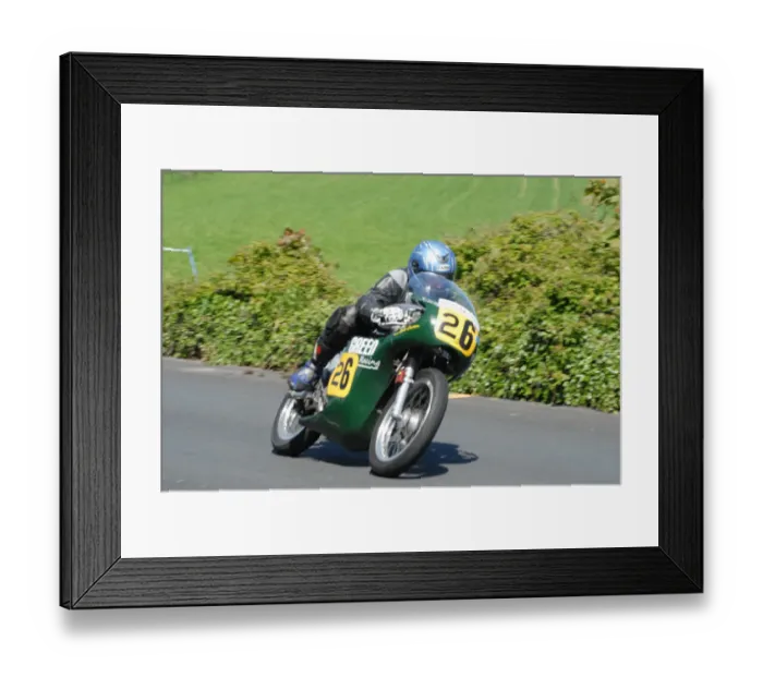 Framed Print : Bob Owen (Seeley G50) 2010 Pre TT Classic Framed Print : Bob Owen (Seeley G50) 2010 Pre TT Classic