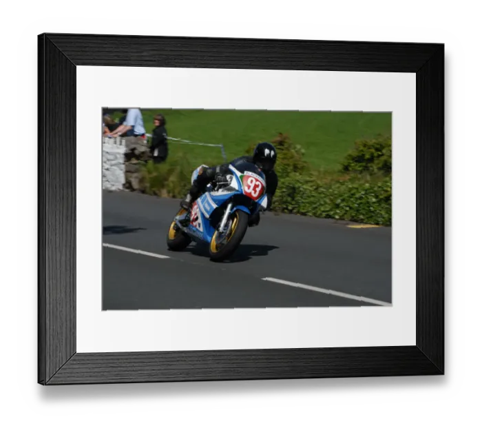 Framed Print : Chris Barratt (Yamaha) 2010 Pre TT Classic Framed Print : Chris Barratt (Yamaha) 2010 Pre TT Classic
