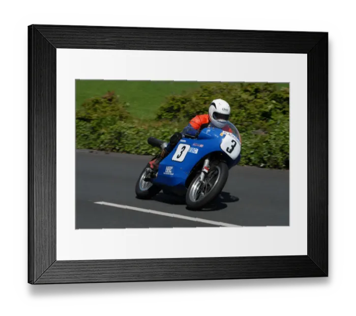 Framed Print : Paul Coward (NRE Weslake) 2010 Pre TT Classic Framed Print : Paul Coward (NRE Weslake) 2010 Pre TT Classic