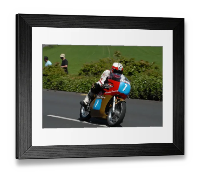 Framed Print : Barry Davidson (Drixton Honda) 2010 Pre TT Classic Framed Print : Barry Davidson (Drixton Honda) 2010 Pre TT Classic