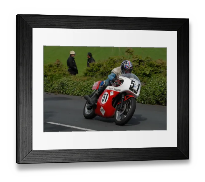 Framed Print : Alan Phillips (Rob North BSA) 2010 Pre TT Classic Framed Print : Alan Phillips (Rob North BSA) 2010 Pre TT Classic