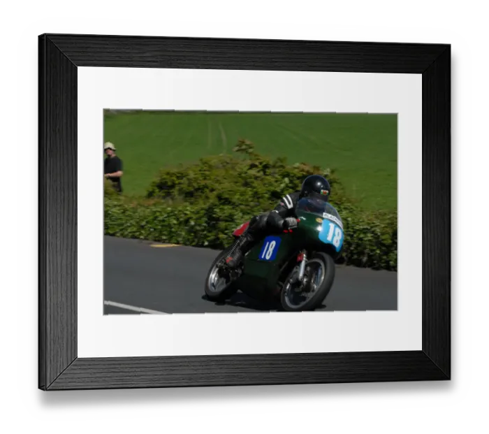 Framed Print : Meredydd Owen (Seeley 7R) 2010 Pre TT Classic Framed Print : Meredydd Owen (Seeley 7R) 2010 Pre TT Classic