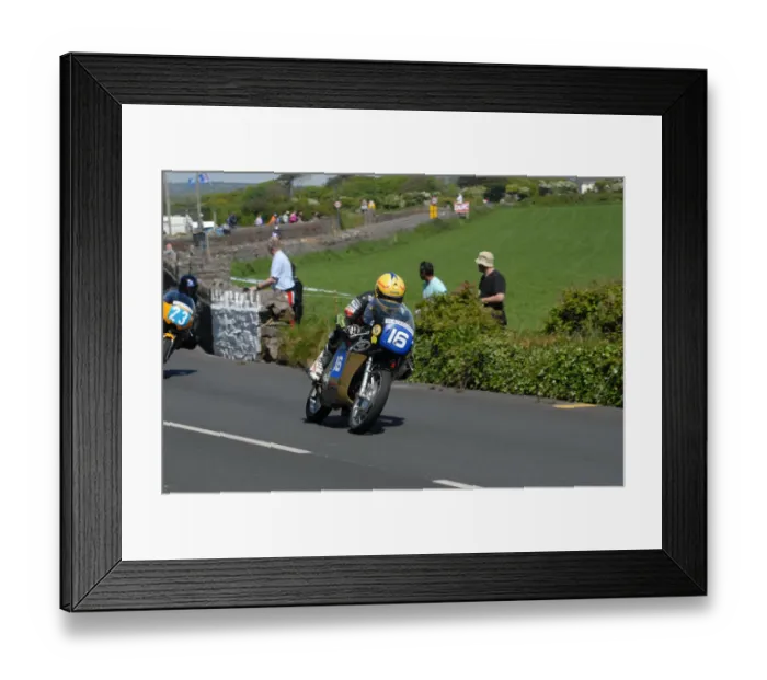 Framed Print : John Burrows (Honda) 2010 Pre TT Classic Framed Print : John Burrows (Honda) 2010 Pre TT Classic