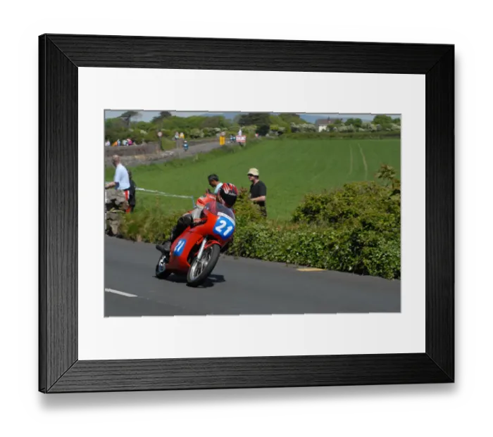 Framed Print : Trevor Rufus (Drixton Honda) 2010 Pre TT Classic Framed Print : Trevor Rufus (Drixton Honda) 2010 Pre TT Classic
