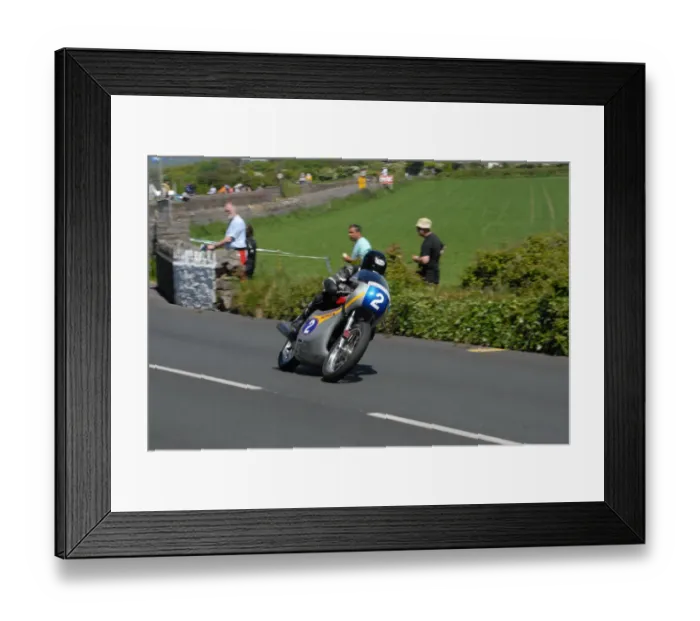 Framed Print : Alan Oversby (Craven Honda) 2010 Pre TT Classic Framed Print : Alan Oversby (Craven Honda) 2010 Pre TT Classic