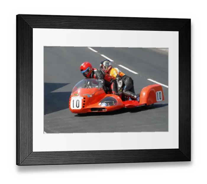 Framed Print : Albert Price & Dickie Gale (Brassic Yamaha) 2010 Pre TT Classic Framed Print : Albert Price & Dickie Gale (Brassic Yamaha) 2010 Pre TT Classic